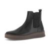 Chelseaboots GABOR "FLORENZ", Damen, Gr. 38,5, schwarz, Kalbsleder, Elastischer Einsatz, unifarben, casual, Schuhe, Plateau, Schlupfboots, Ankleboots in Weite G (= weit)