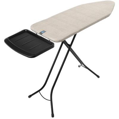 Bügelbrett BRABANTIA "Bügeltisch C, 124 x 45 cm, Dst-Ablage Solide", denim grau, schwarz, B:48cm T:75cm, Bügelbretter, Fairtrade-zertifiziert Image