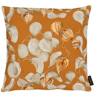 Dekokissen APELT "3400", orange,beige, bedruckt, B:39cm H:5cm L:39cm, Polyester, Baumwolle, Dekokissen_Sitzkissen_Kissenhüllen Image
