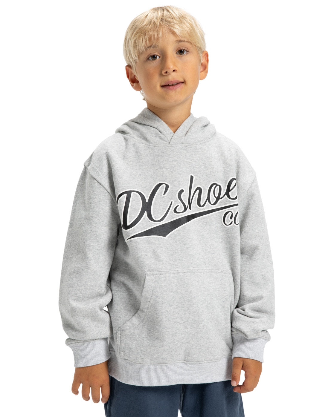Kapuzensweatshirt DC SHOES "Substitute", Jungen, Gr. 12(148-156cm), grau (light erdgrau), Obermaterial: 55% Baumwolle, 25% Baumwolle, 20% Polyester;, Sweatshirts