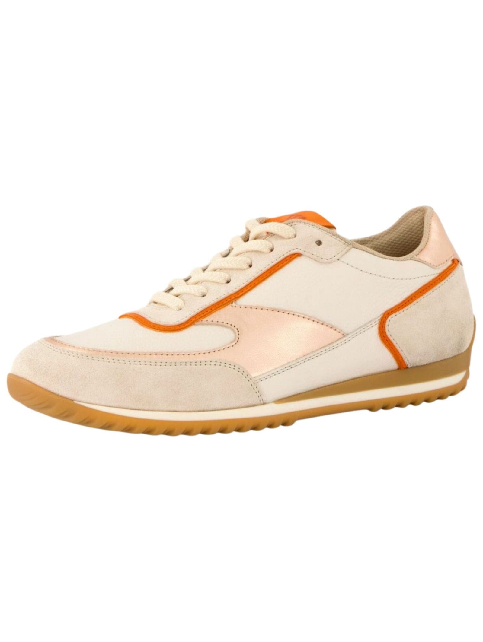 Sneaker PAUL GREEN "Paul Green Sneaker Leder", Damen, Gr. 39, beige (beige, weiß), Leder, Casual, Schuhe Image