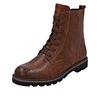 Schnürstiefelette REMONTE "Elisabeth Hurley-Collection", Damen, Gr. 45, braun (nuss), Leder, Reptilienprägung, modisch, Schuhe, Schnürboots, Klassik-Stiefelette mit Lite`n Soft-Ausstattung