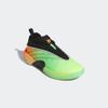 Basketballschuh ADIDAS PERFORMANCE "D.O.N. ISSUE 7", Gr. 47, lime burst, core schwarz, screaming orange, Textil, sportlich, Schuhe, Signature-Schuh von Donovan Mitchell