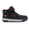 Winterboots KANGAROOS "K-NB GARP EV", Damen, Gr. 37, jet schwarz, rubber, Synthetik, Textil, sportlich, Schuhe, Snowboots, Winterboots, Winterschuhe, wasserabweisend