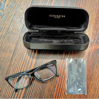 Coach Accessories | Coach Women's Black Eyeglass Frames | Color: Black/Silver | Size: Os