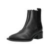 Stiefelette PAVEMENT "Pavement Stiefelette Leder", Damen, Gr. 39, schwarz, Leder, casual, Schuhe