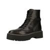 Plateaustiefel STEVE MADDEN "STEVE MADDEN Stiefel Leder", Damen, Gr. 41, schwarz, Leder, casual, Schuhe