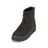 Stiefel MARC O'POLO "aus Veloursleder mit Warmfutter", Damen, Gr. 39, schwarz (schwarz graphite), Obermaterial: 100% Leder (Rind), unifarben, Schuhe
