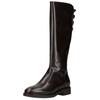 Stiefel NERO GIARDINI "Nero Giardini Stiefel Leder", Damen, Gr. 40, braun (dunkelbraun), Leder, casual, Schuhe