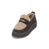 Loafer MARC O'POLO "mit flauschigem Teddyfutter", Damen, Gr. 43, schwarz (schwarz graphite), Obermaterial: 100% Leder (Rind), unifarben, Schuhe