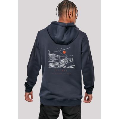 Kapuzenpullover F4NT4STIC "Escape Discover the World Town Train Station", Herren, Gr. 3XL, blau (navy), Obermaterial: 65% Baumwolle, 35% Polyester, casual, slim fit, Langarm, Pullover, Premium Qualität, ESCAPE Collection Image