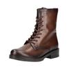 Schnürstiefelette GABOR "Gabor Stiefelette Nappaleder", Damen, Gr. 42, braun (mittelbraun), Nappaleder, casual, Schuhe