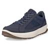 Sneaker ECCO, Herren, Gr. 44, blau (marine), Leder, Textil, sportlich, Schuhe, Halbschuh, Freizeitschuh, Schnürschuh mit softem Schaftrand