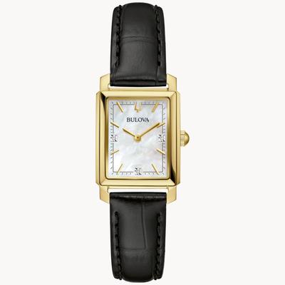 Bulova Sutton Damen Schwarz Uhr 97P166 Image