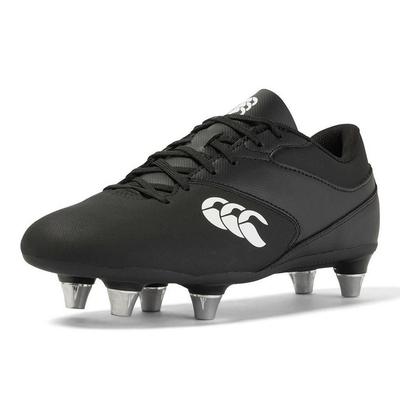 Canterbury Herren Phoenix Raze 2023 Soft Ground Rugby-Stiefel (Schwarz/Weiß) Image