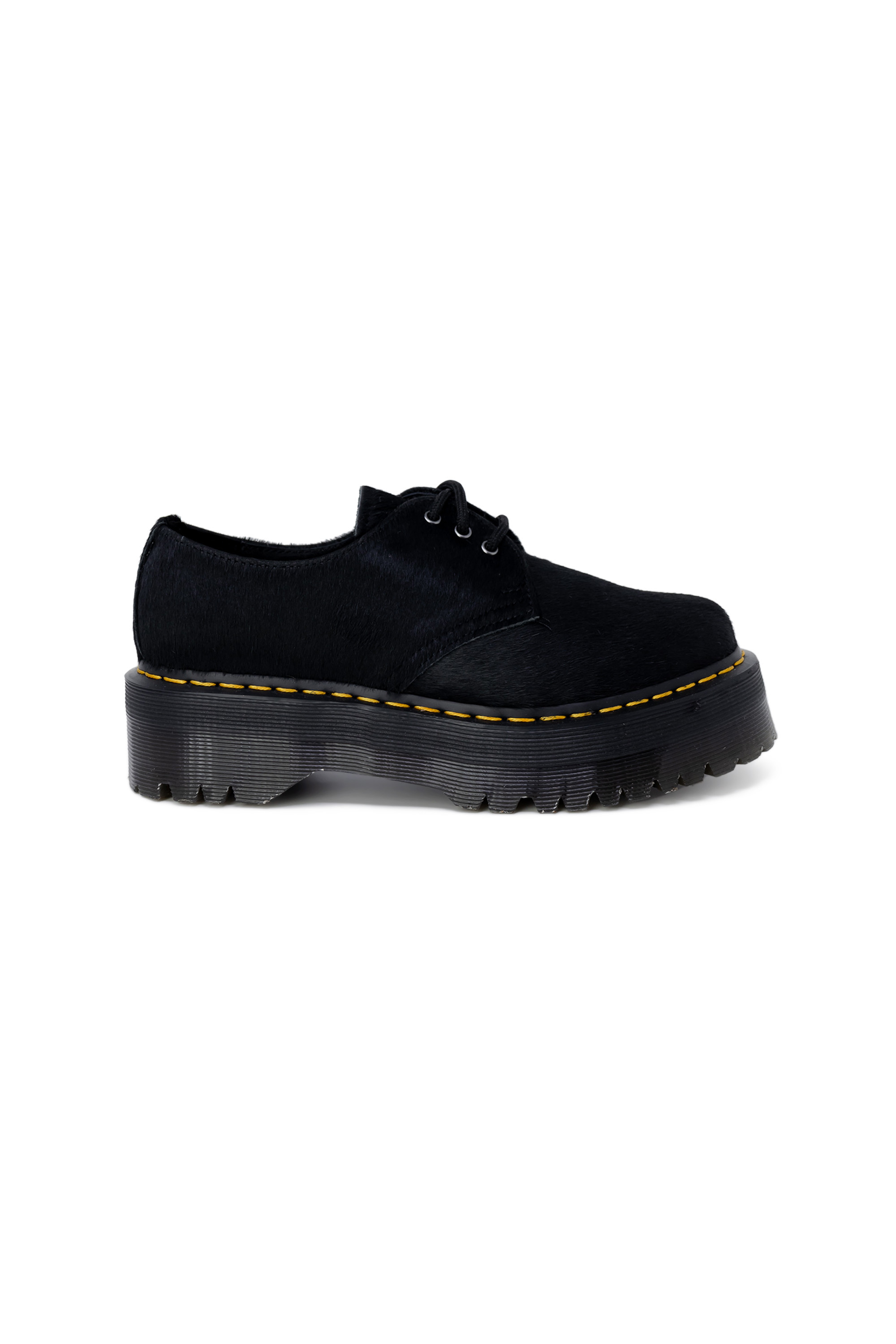 Dr Martens 1461 3-Loch Schuh Schwarze Leder-Plateausohle