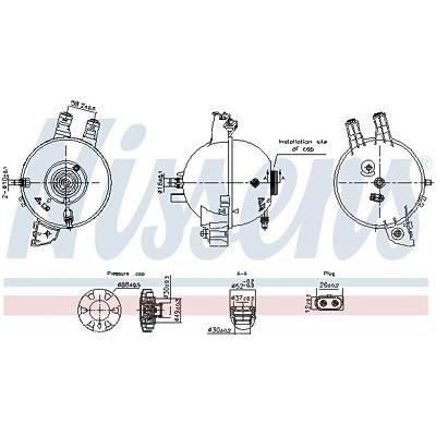 Nissens Ausgleichsbehälter, Kühlmittel [Hersteller-Nr. 996167] für BMW Image