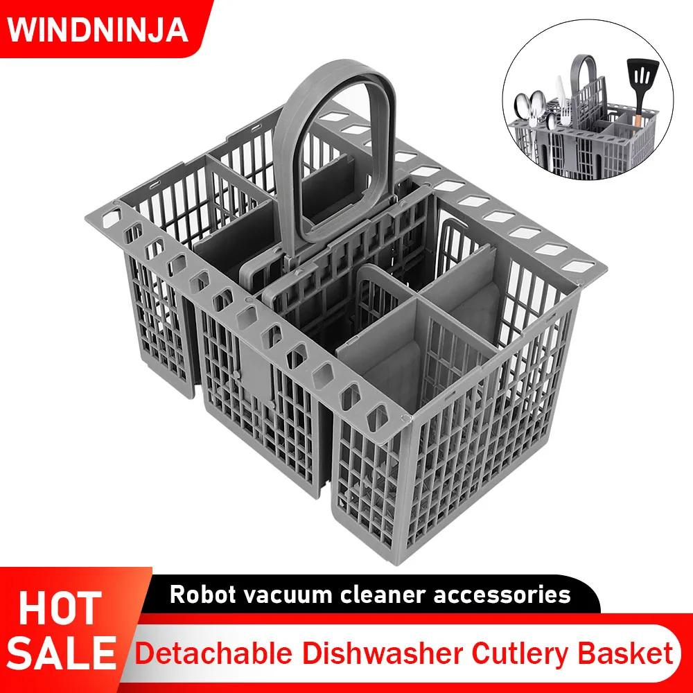 Lave-vaisselle détachable panier à couverts vaisselle Portable fourchette cuillère couverts stockage cuisine outils de vaisselle multifonctionnels ﻿