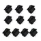 10 Pcs Auto Car Truck Boat Round Rocker DC 12V 16A 2-Pin ON/Off Toggle SPST Switches Rocker Switch 10x15mm