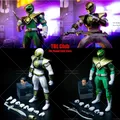 In Magazzino Albero Nuovi Giocattoli Scala 1/12 Mighty Verde Bianco Power Rangers 6 Pollici Anime Action Figure Set Completo Giocattolo Regalo per I Ventole