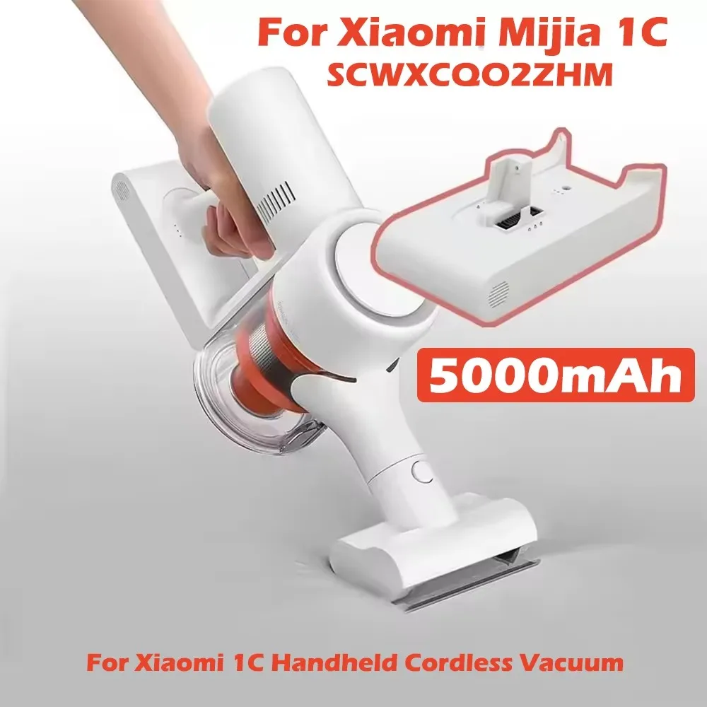 Neuer 5000-mAh-Akku – für Xiaomi 1C Hand-Akku-Staubsauger-Zubehör SCWXCQ02ZHM Staubsauger-Akku Image