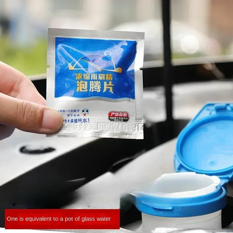 ‌ Schnell wirkende Autoglas-Reinigungstabletten – festes Wischerflüssigkeitskonzentrat für streifenfreien Glanz und Winterschutz Image