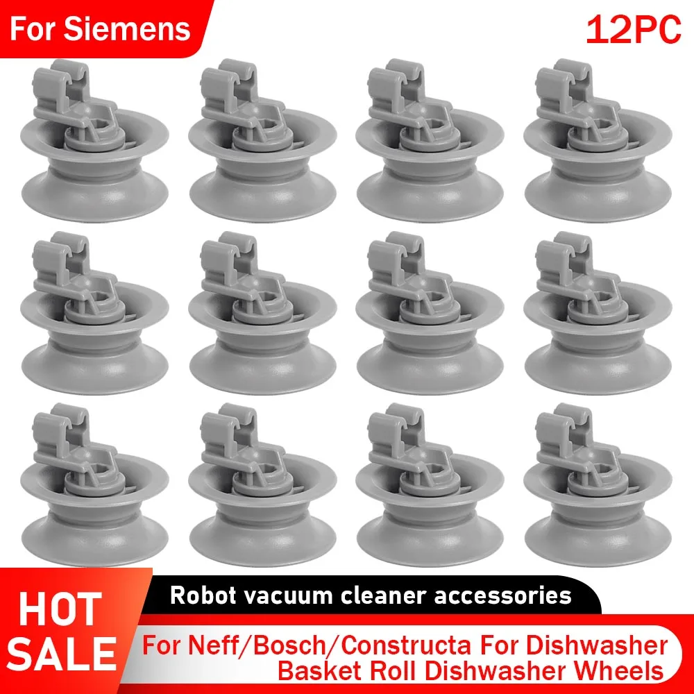 12PCS Universal Spülmaschine Korb Rad Kit Für Siemens/Constructa/Indesit/Neff/Bosch/Junker spülmaschine Top Korb Räder Teil Image
