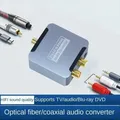 Convertitore digitale-analogico DAC Audio Ottico Toslink SPDIF Ingresso coassiale a L/R RCA Jack da 3,5 mm Uscita amplificatore per cuffie
