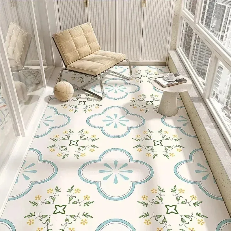 Kitchen Dining Room Carpet Simple Style Modern Luxury Balcony Floor Mat Home Decor Mat Stain Oil Resistant Non Slip Washable Rug