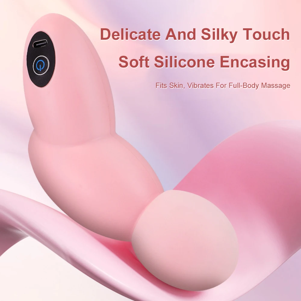 Hohe Akkulaufzeit, Muskelentspannung, zervikales Vibrationsmassagegerät, multifunktionaler Hammer, geräuschlos, Mini-Faszienpistole für Männer und Frauen Image