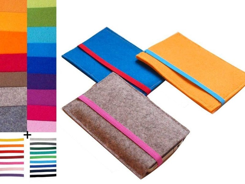 Colori personalizzati - Custodia per telefono, custodia per smartphone, custodia per telefono, custodia in feltro per telefono cellulare, custodia per