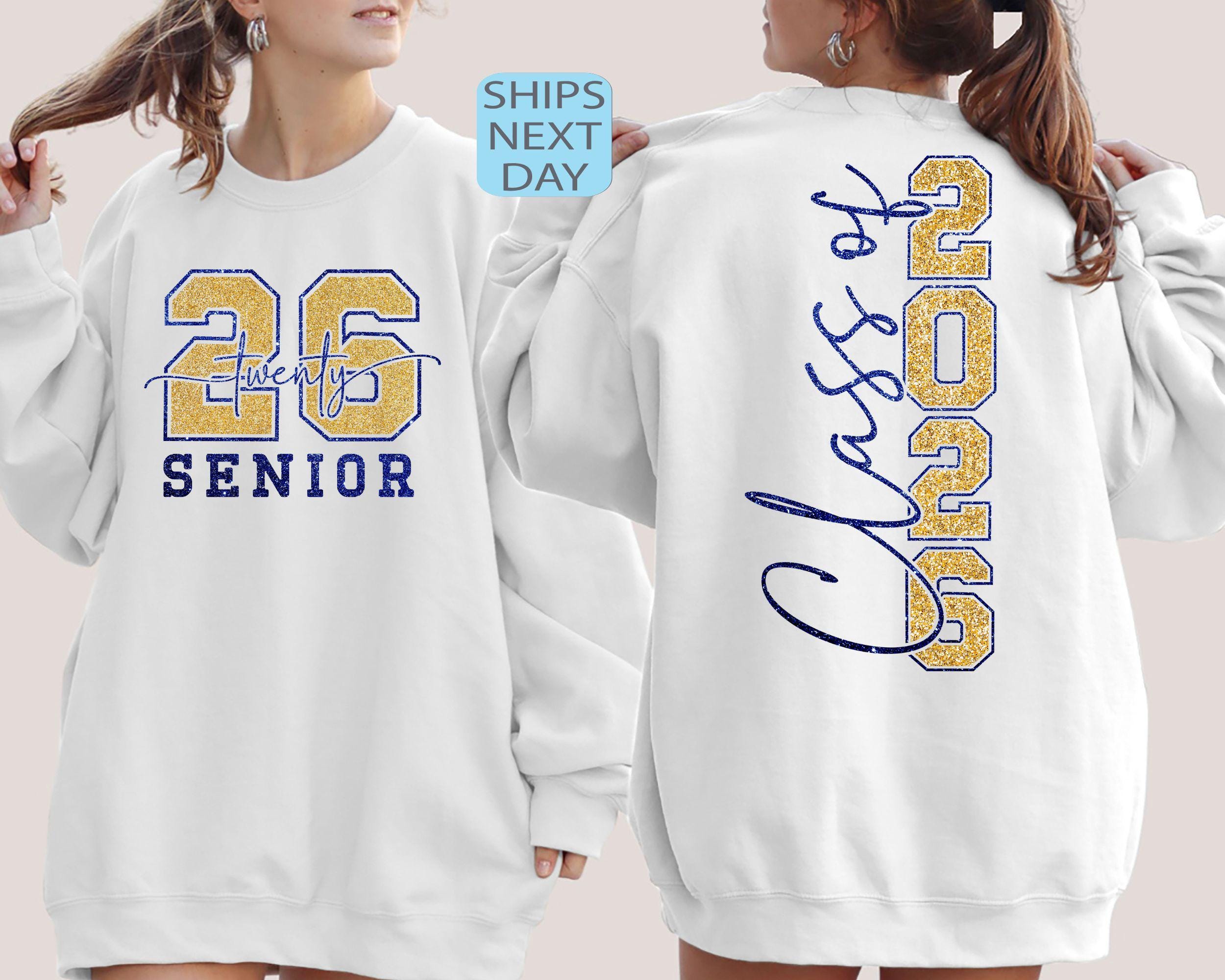 Felpa Senior 2026, Felpa di laurea 2026, Felpa Classe 2026, Felpa con cappuccio Senior 2026, Maglietta per studenti dell'ultimo anno delle superiori,