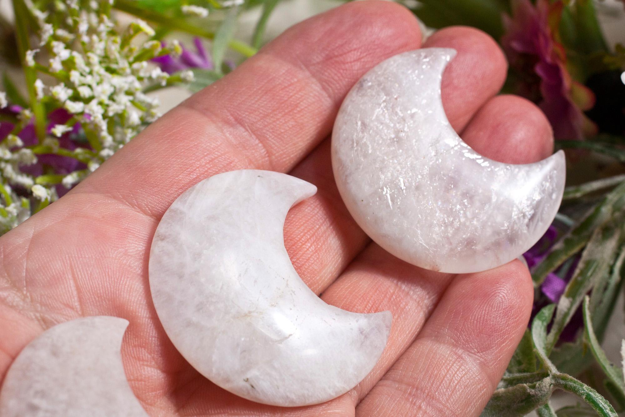 Luna intagliata da pietra di luna | Luna in pietra di luna | Luna intagliata da pietra di luna | Pietra di luna | Pietra di luna autentica | Pietra di