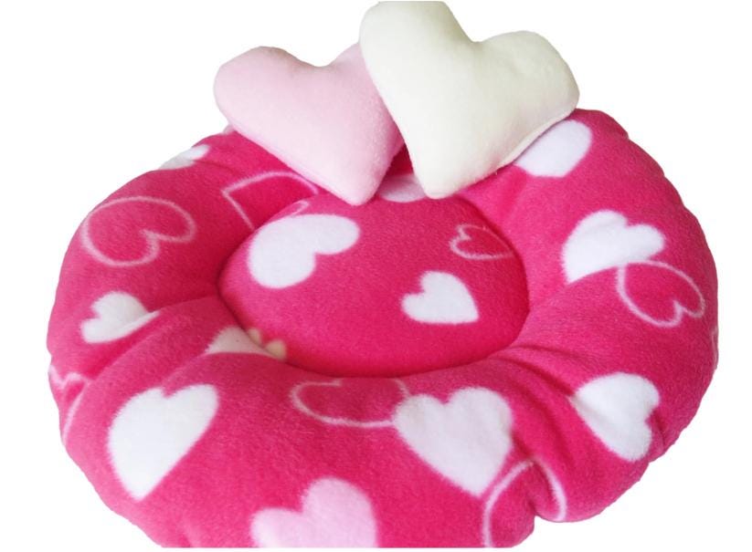 "Letto in pile morbido da 13\" **Cuscino imbottito **Cuscino **Cuscino per piccoli animali**Cuscino a ciambella**Cuscino per ricciCuscino per porcellini"