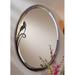 Hubbardton Forge Leaf Traditional Beveled Accent Mirror Metal in Brown | 31.7 H x 22.3 W x 0.92 D in | Wayfair 710014-05