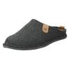 Pantoffel ROHDE "LUCCA-H", Herren, Gr. 42, grau (anthrazit, meliert), Filz, klassisch, Schuhe, mit herausnehmbarer Leder-Innensohle, Weite G