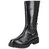 Stiefel GEOX "Geox Stiefel Leder/Textil", Damen, Gr. 40, schwarz, Leder, Textil, casual, Schuhe
