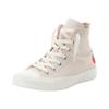 Sneaker CONVERSE "CHUCK TAYLOR ALL STAR CHECKERED ACC", Gr. 36, light dune, egret, rot, Textil, sportlich, Schuhe