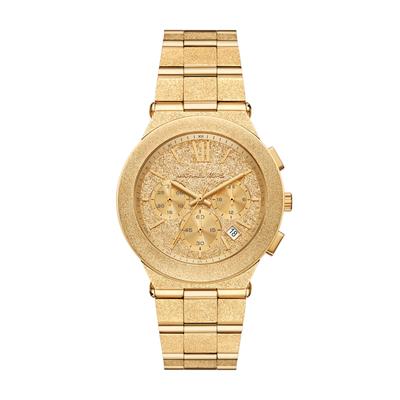 Chronograph MICHAEL KORS "BILLIE", gelbgoldfarben, Armbanduhren, Herren, Quarzuhr, Armbanduhr, Damenuhr, Herrenuhr, Edelstahlarmband, analog Image