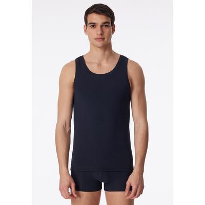 Unterhemd SCHIESSER "Long Life Soft", Herren, Gr. 7, N-Gr, 001, schwarz, Single Jersey, Obermaterial: 45% Baumwolle, 45% Modal, 10% Elasthan, casual, ärmellos, Unterhemden, optimales Feuchtigkeitsmanagement Image