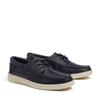 Bootsschuh TIMBERLAND "PORTOFINO PIER BOAT SHOE", Gr. 44, dunkelblau full grain, Leder, sportlich, Schuhe, aus Premium Timberland Leder