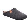 Pantoffel ROHDE "TIVOLI", Damen, Gr. 40, grau, Filz, klassisch, Schuhe, Hausschuh, Clog, Homeslipper mit herausnehmbarer Innensohle