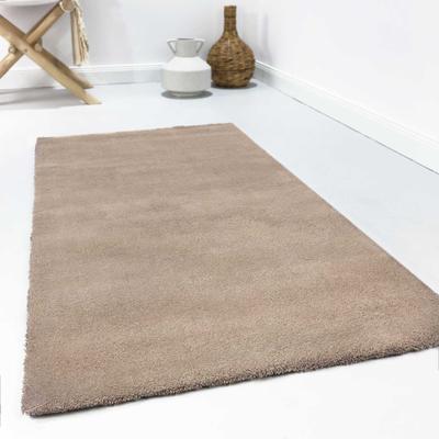 Wollteppich ESPRIT "Greenwood Rug, ESP-24391", beige (creme beige), B:90cm H:2mm L:160cm, Wolle, Teppiche, modern, kuschelig aus Schurwolle, pflegeleicht, Wohn-, Schlafzimmer Image