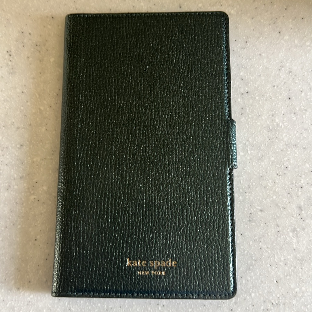 Kate Spade Cell Phones & Accessories | Kate Spade Phone Case & Card Holder Dark Green Metallic With Magnetic Closure | Color: Green | Size: Os