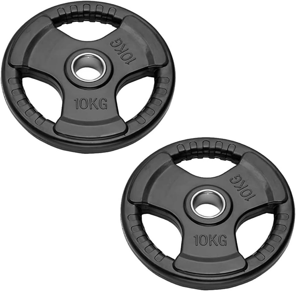 FFitness 2 Dischi Olimpionici Gommati da 10 Kg FF 1 St