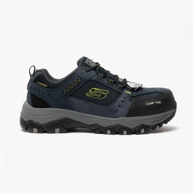 GREETAH Herren Wildleder Sicherheits-Sneaker Marineblau/Schwarz Image