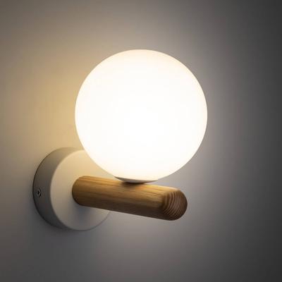 Wandlampe Estera TK Lighting, dimmbar, weiß / opal, für Wohn- / Esszimmer, Glas, Modern, Wandleuchte, Wandlampe Innen Image
