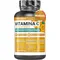 Vitamin C 1000 mg langsame Freisetzung, 200 Tabletten 100 % vegan (1 pro Tag/6 + Monate), Nahrungsergänzung Vitamin C reines Ascorbinsäure für Immunsystem, Knochen, Haut, Müdigkeit, Kollagenformation