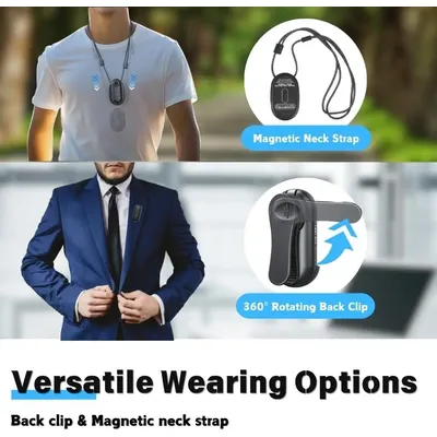 Vlog-Kamera 4K HD Mini Bodycam Diskret Wireless Ultra Compact UHD Action Voice Recorder Wasserdichter Sport-Camcorder Unterwasser