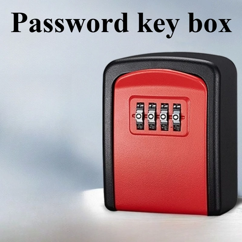 An der Wand montierter Schlüsselsafe mit 4-stelligem Passwortschloss